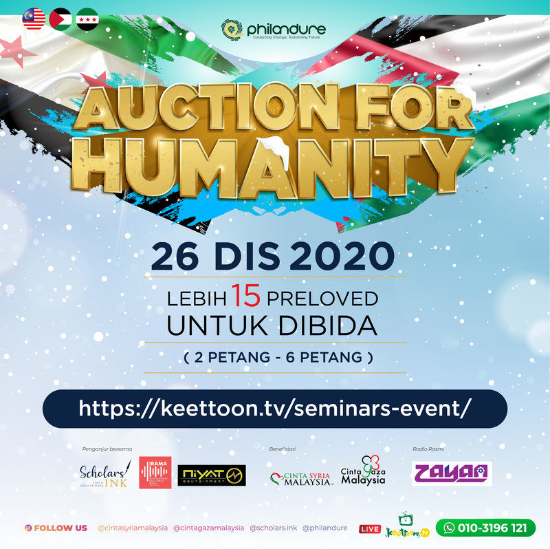 AUCTION FOR HUMANITY CSM & CGM : WINTER MISSION 2020